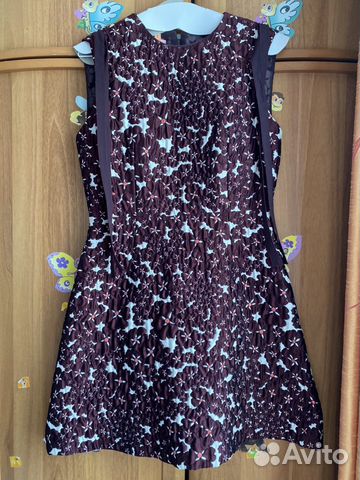 Giamba Paris, платье с завязками, набивной рисунок Giamba Paris, платье с завязками, набивной рисунок