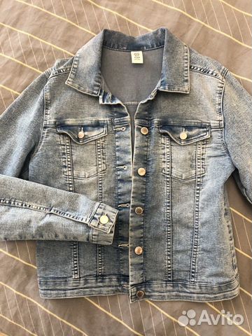 Куртка джинсовая детская голубая H&M