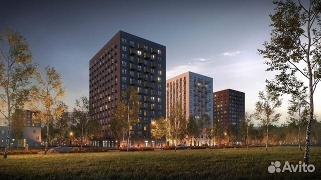 1-к квартира, 43.9 м², 2/14 эт. 1-к квартира, 43.9 м², 2/14 эт.