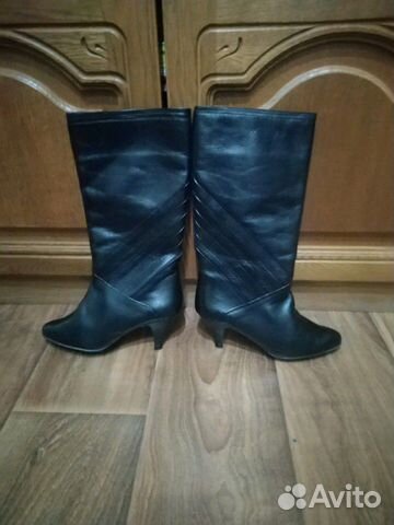Сапоги кожанные