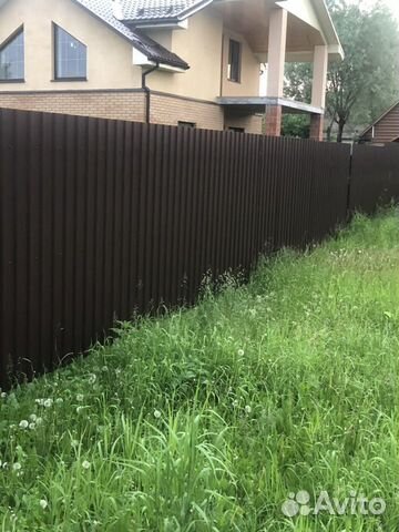 Забор из профнастила Забор из профнастила