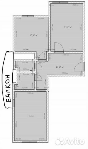 2-к квартира, 60.3 м², 6/10 эт. 2-к квартира, 60.3 м², 6/10 эт.