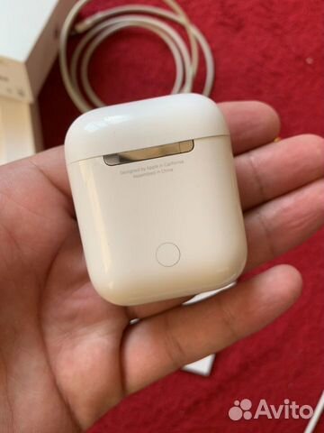 Наушники AirPods 2 Ростест на гарантии проводной Наушники AirPods 2 Ростест на гарантии проводной