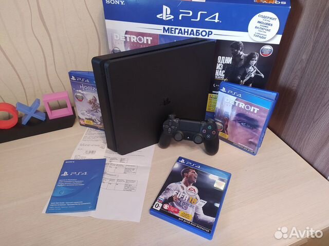 PS4 Slim 1Tb+игры(гарантия) PS4 Slim 1Tb+игры(гарантия)