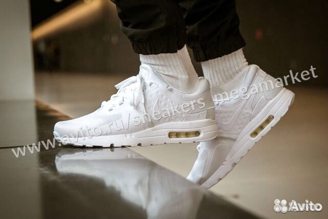 Кроссовки Nike Air Max Zero White (41-45) Кроссовки Nike Air Max Zero White (41-45)