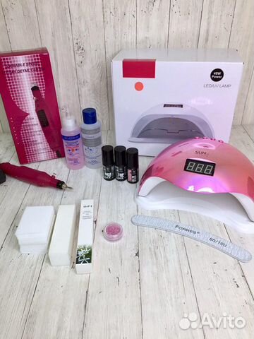 Набор для маникюра, наращивания и дизайна ногтей