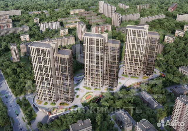 1-к квартира, 43.3 м², 22/35 эт.