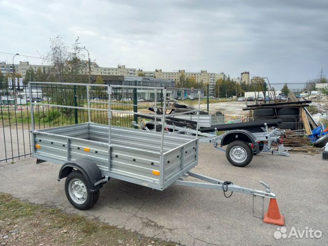 Прицеп Русич цинк 253(2.5х1.25х0.4) с каркасом