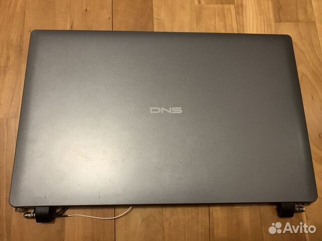 Крышка матрицы+рамка,петли+шлейф DNS C15B