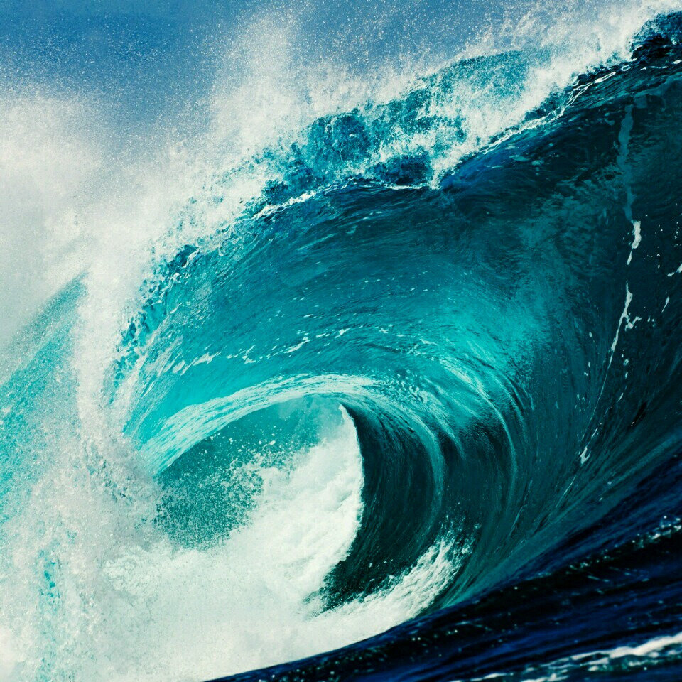 Wave open. Ocean. waves.
