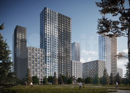 2-к квартира, 41.5 м², 23/30 эт.