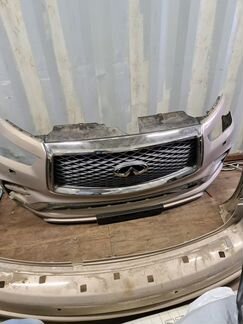 Передний бампер infiniti qx80 рестайлинг