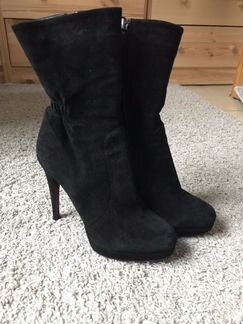 Сапоги замшевые на меху Loriblu