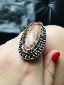 Авторское Уникальное Крупное Кольцо Серебро Эксклю