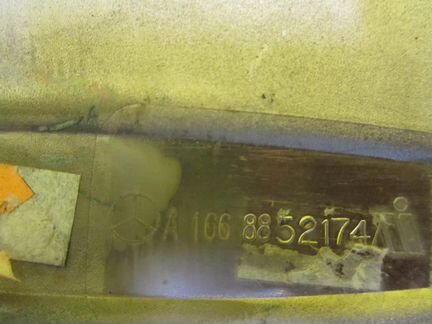 Накладка заднего бампера Mercedes M-klasse W166 11