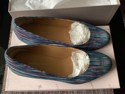 Туфли замшевые 37 размер, Luisa Derico