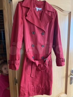 Плащ Zara бордовый