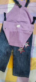 Джинсовый комбинезон