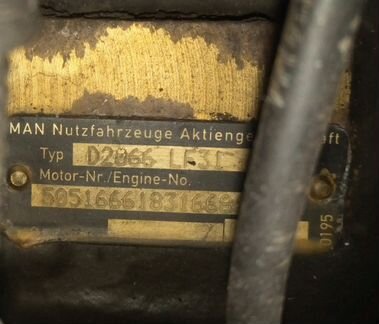 Двс MAN TGA D2066 LF31