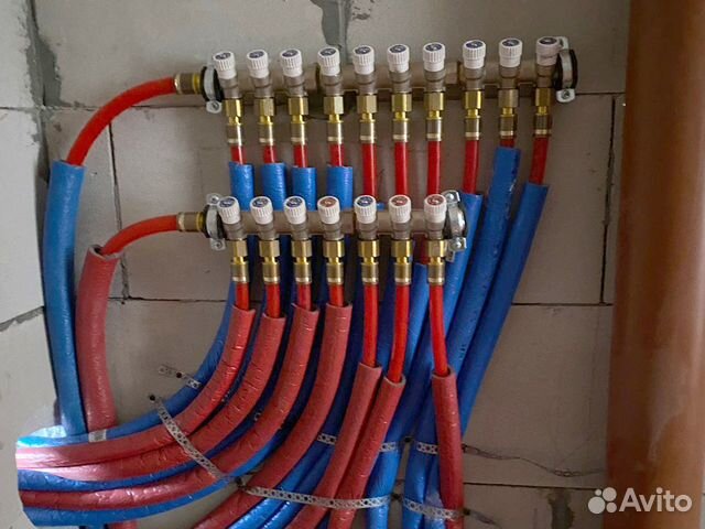 Монтаж отопления. Теплый пол