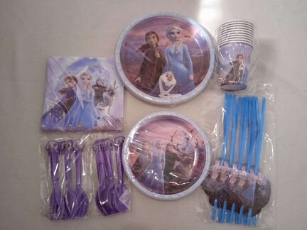 Посуда для Дня Рождения Холодное сердце 2