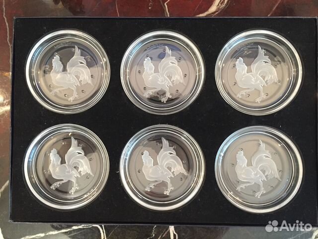 Набор хрустальных розеток (мелочниц) Val-saint-lam