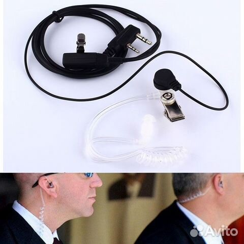 Гарнитура воздуховод скрытого ношения для раций