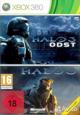 Halo 3 Odst + Halo 3 (Xbox 360) Продажа, Обмен