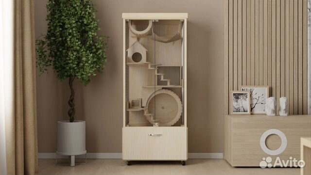 Клетка для шиншилл дегу хорька Витрина грызунов 9