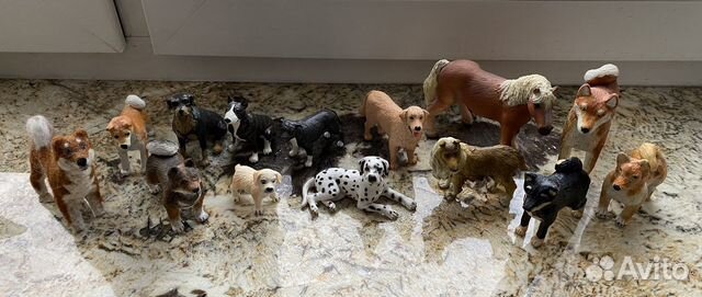 Фигурки собак schleich bullyland collecta