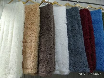 Плед пушистик. Производство Иваново