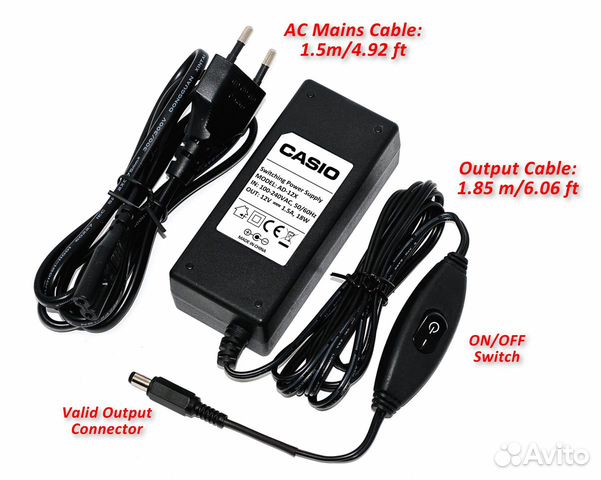 Редкий бп Casio AD-12
