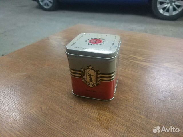 Редкая коллекционная банка из под чая СССР