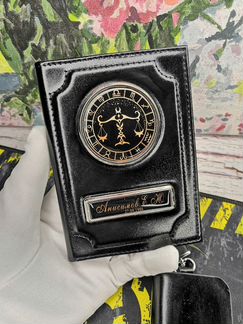 Обложка для автодокументов с номером. Автообложка