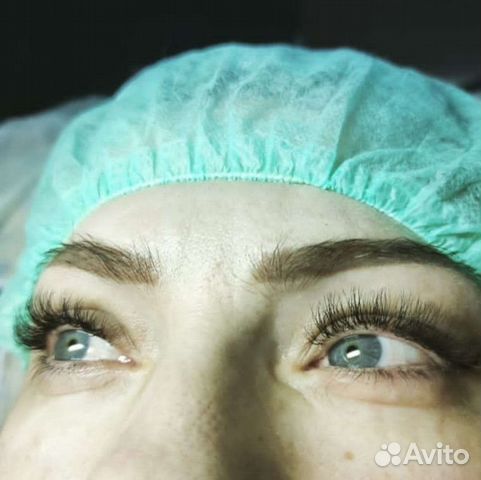 Наращивание ресниц на дому