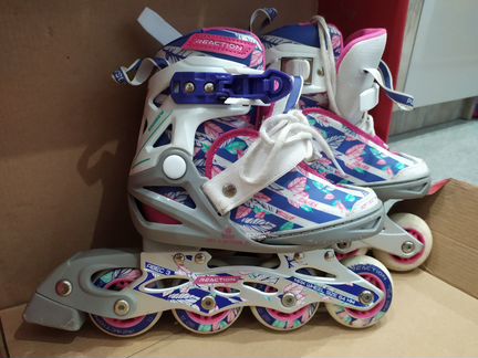 Роликовые коньки детские Reaction Rainbow