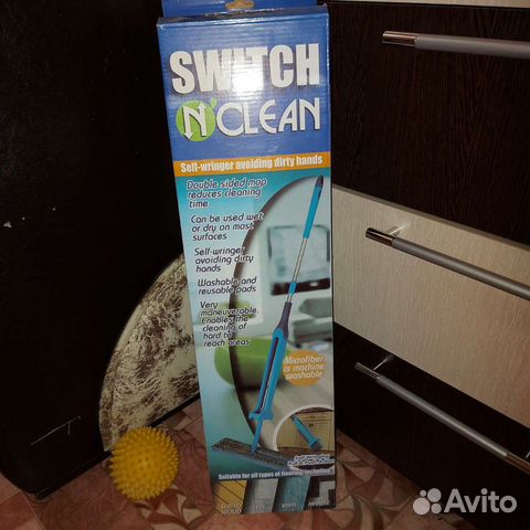 Швабра с отжимом switch
