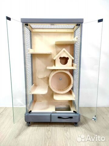 Витрина вольер клетка для шиншиллы