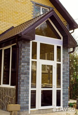 Входная группа из профиля пвх