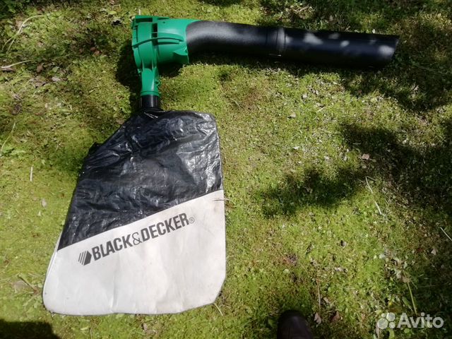 Насадка с мешком садового пылесоса black decker