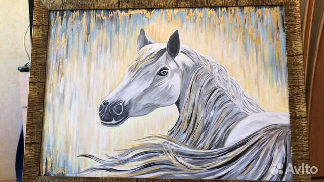 Картина акрилом на холсте