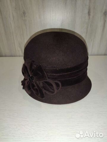 Шляпка женская велюр 59р