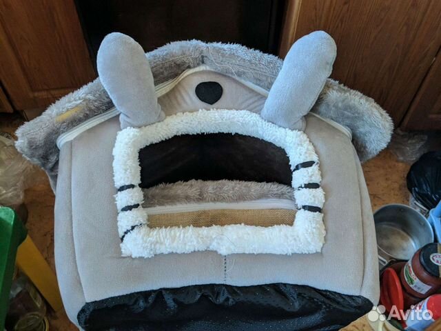 Котодом со съемной крышей и мягкой лежанкой