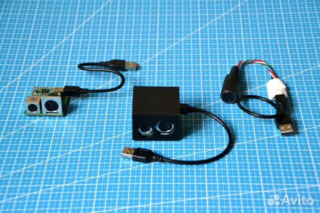 Конвертеры для клавиатур AT/XT 5DIN на USB