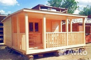 Дом 3х3 с верандой