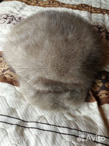 Шапка-кепка норковая. Размер 53-54