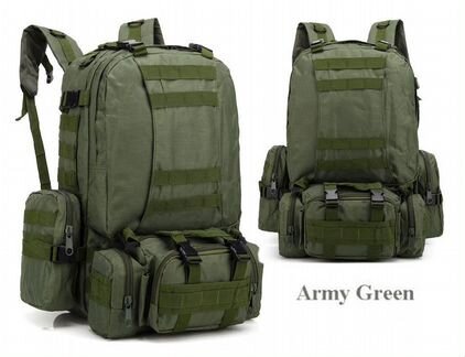 Тактический рюкзак 50 литров, разные цвета
