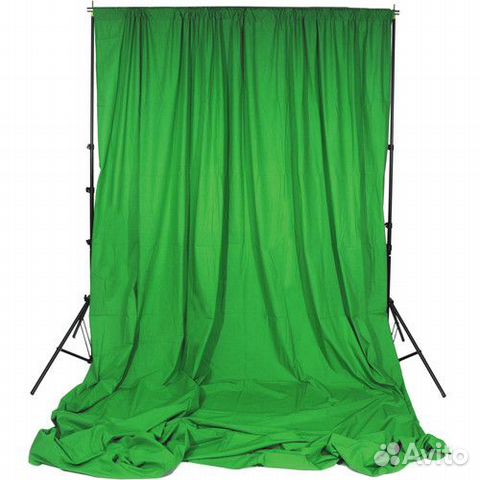 Фон тканевый B-110 (300х600см) зелёный PhotoShop