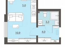 Квартира-студия, 23,2 м², 7/8 эт.