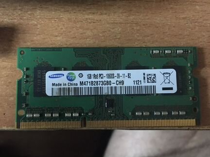 Озу Samsung 1gb 1Rx8 PC3 - 10600S - 09 - 11 - B2